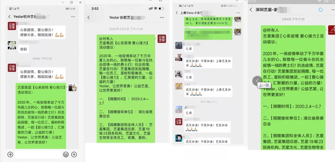 藝星集團19城聯動,23家機構近4000人捐款160萬支援武漢戰疫-易網健康養生網 藝星集團19城聯動,23家機構近4000人捐款160萬支援武漢戰疫