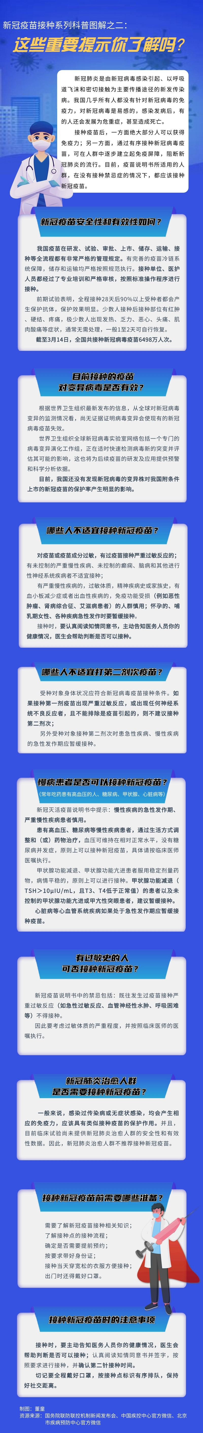 新冠疫苗接種系列科普?qǐng)D解之二：這些重要提示你了解嗎？