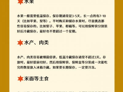 沒有保質(zhì)期的食材可以無限期保存嗎？專家一圖解答