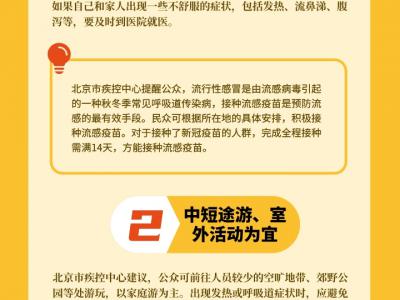 秋高氣爽外出游玩，牢記這些防護原則