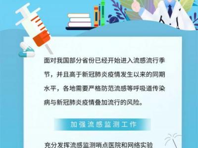 【防疫科普海報】秋冬季新冠、流感疊加來襲如何預(yù)防
