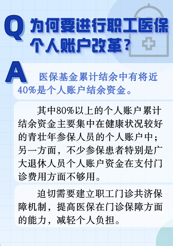 六問六答,帶你看懂職工醫(yī)保個(gè)人賬戶改革-易網(wǎng)健康<a href=http://www.aoa7937.com/jkys/ target=_blank class=infotextkey>養(yǎng)生</a>網(wǎng) 六問六答,帶你看懂職工醫(yī)保個(gè)人賬戶改革