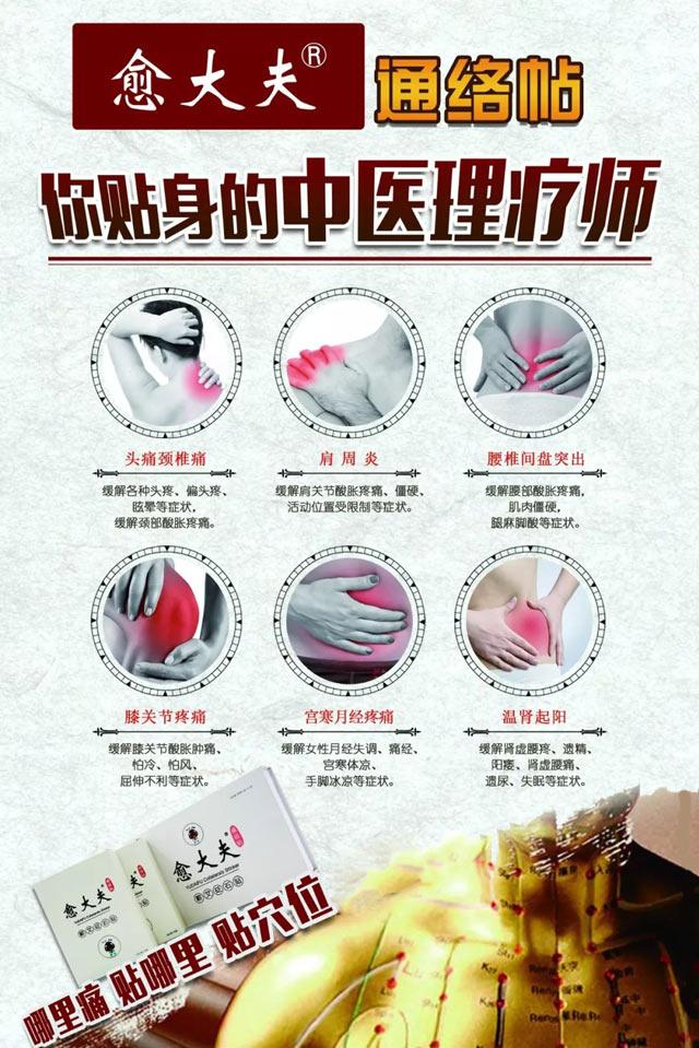 關于愈大夫通絡貼的簡介