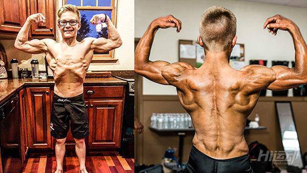 才17歲的小少年，居然把體脂率練只有5%