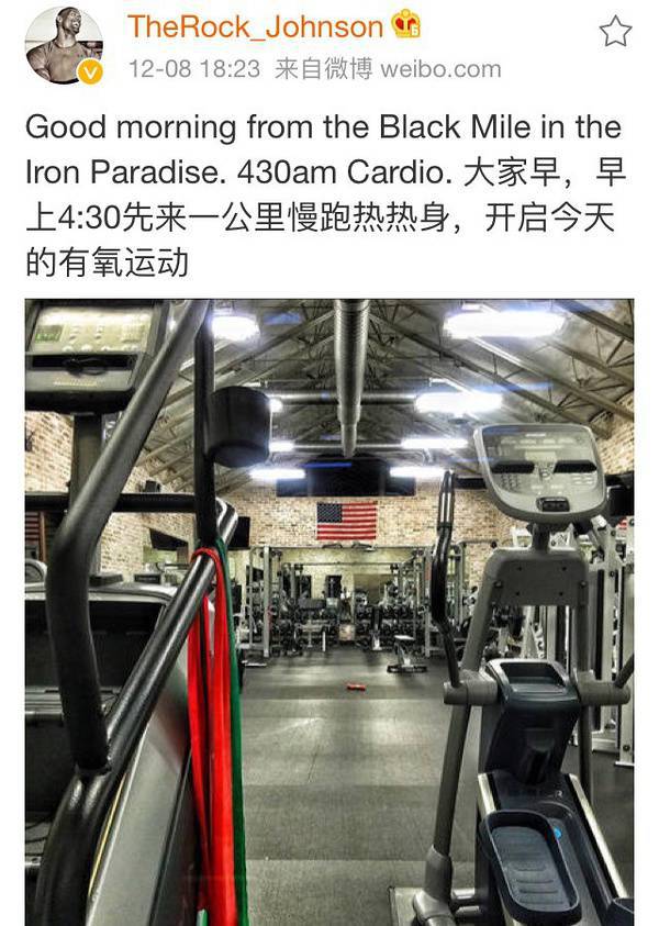 大塊頭有大智慧 巨石強(qiáng)森的健身歷程