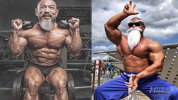 50多歲老頭迷戀“七龍珠”，瘋狂健身練成真實(shí)版龜仙人