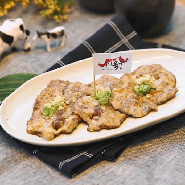 韓式煎扇子肉的做法-咸鮮味煎菜譜