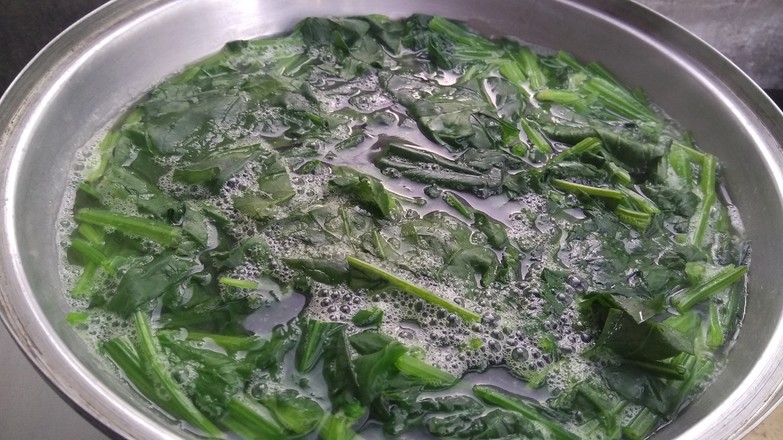 菠菜拌涼粉的做法-家常味拌菜譜