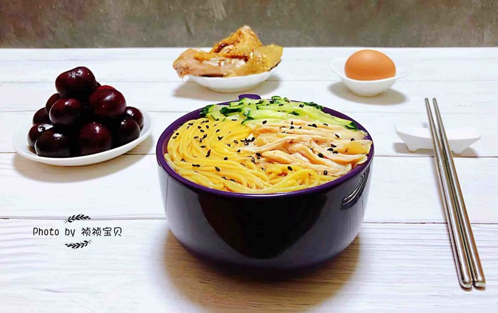 雞絲青瓜涼面的做法-家常味煮菜譜-易網健康養生網 雞絲青瓜涼面的做法-家常味煮菜譜