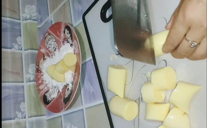 紅燒日本豆腐的做法-酸甜味燒菜譜
