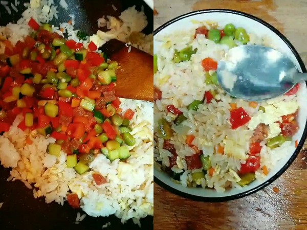 胚芽米蛋炒飯的做法-家常味炒菜譜