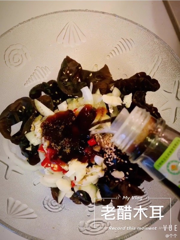 老醋木耳(CUCU有機醋)的做法-酸辣味拌菜譜