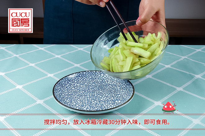 糖醋西瓜皮的做法-酸甜味拌菜譜