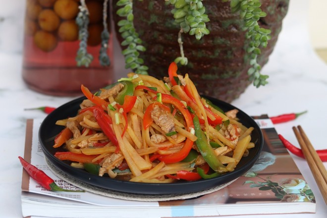魚(yú)香土豆肉絲的做法-魚(yú)香味炒菜譜-易網(wǎng)健康養(yǎng)生網(wǎng) 魚(yú)香土豆肉絲的做法-魚(yú)香味炒菜譜