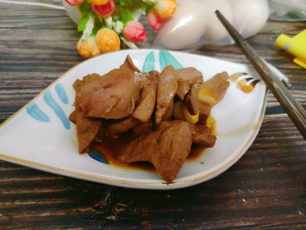 紅燒豬肝的做法-家常味炒菜譜