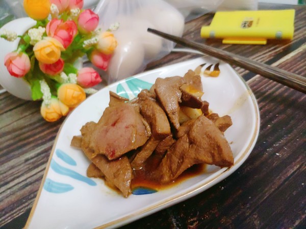 紅燒豬肝的做法-家常味炒菜譜
