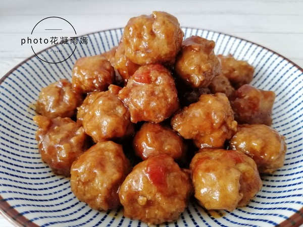 糖醋丸子的做法-酸甜味炸菜譜
