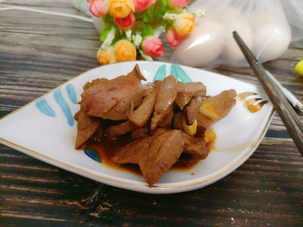 紅燒豬肝的做法-家常味炒菜譜