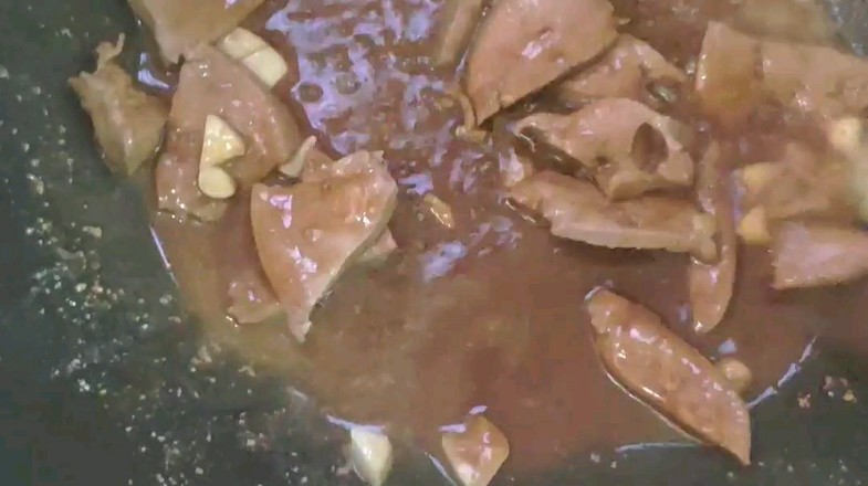 紅燒豬肝的做法-家常味炒菜譜