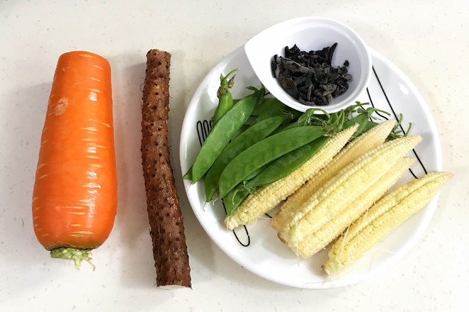 玉米筍炒時蔬的做法-家常味炒菜譜