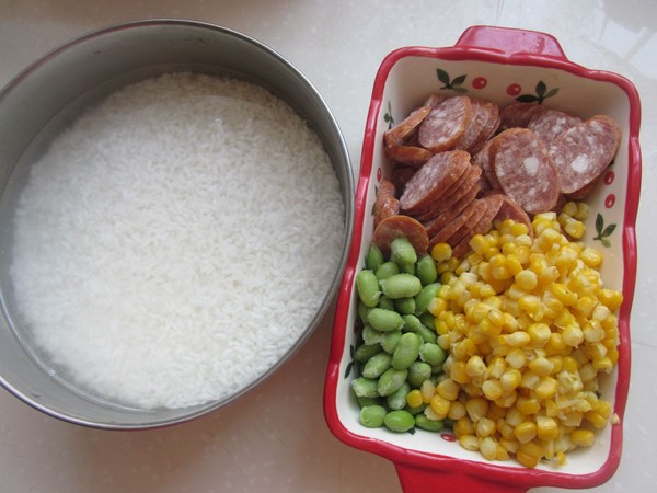 香腸玉米青豆飯的做法-咸鮮味蒸菜譜-易網(wǎng)健康養(yǎng)生網(wǎng) 香腸玉米青豆飯的做法-咸鮮味蒸菜譜