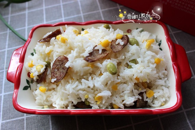 香腸玉米青豆飯的做法-咸鮮味蒸菜譜-易網(wǎng)健康養(yǎng)生網(wǎng) 香腸玉米青豆飯的做法-咸鮮味蒸菜譜