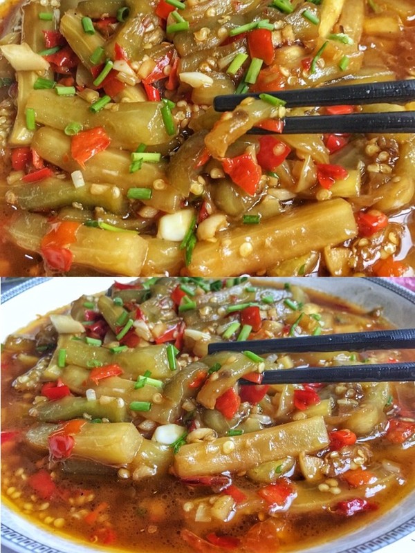 健康少油的蠔油茄子的做法-家常味炒菜譜