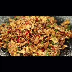 干蝦炒雞蛋的做法-香辣味炒菜譜