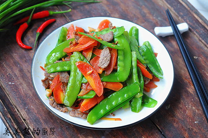 豌豆炒牛肉的做法-家常味炒菜譜-易網健康養生網 豌豆炒牛肉的做法-家常味炒菜譜