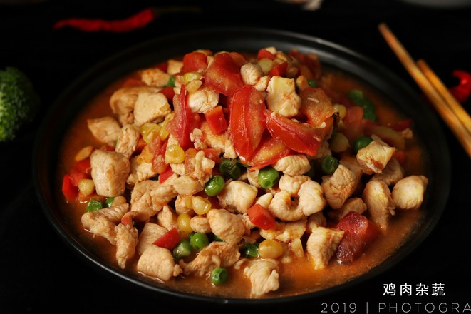 雞肉雜蔬的做法-家常味炒菜譜-易網(wǎng)健康養(yǎng)生網(wǎng) 雞肉雜蔬的做法-家常味炒菜譜