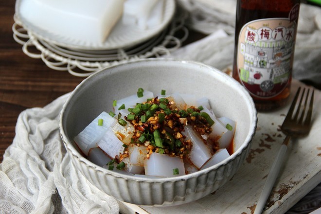 酸辣涼粉(豌豆淀粉版)的做法-家常味煮菜譜-易網健康養生網 酸辣涼粉(豌豆淀粉版)的做法-家常味煮菜譜