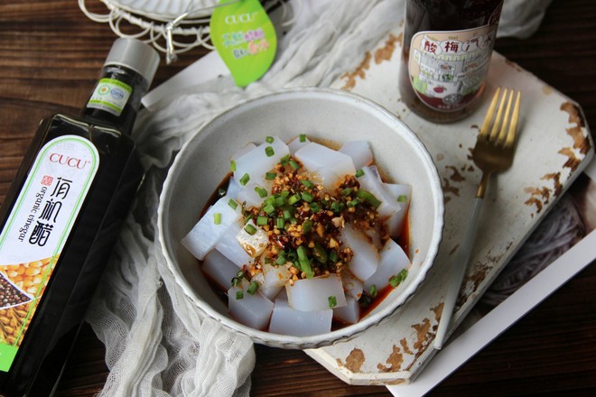 酸辣涼粉(豌豆淀粉版)的做法-家常味煮菜譜-易網健康養生網 酸辣涼粉(豌豆淀粉版)的做法-家常味煮菜譜