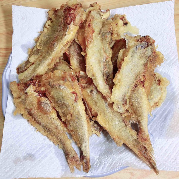 天婦羅小黃魚的做法-咸鮮味炸菜譜