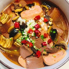 毛血旺的做法-香辣味燒菜譜