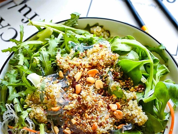 藜麥雜蔬的做法-香辣味拌菜譜