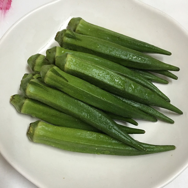 白灼秋葵的做法-家常味拌菜譜