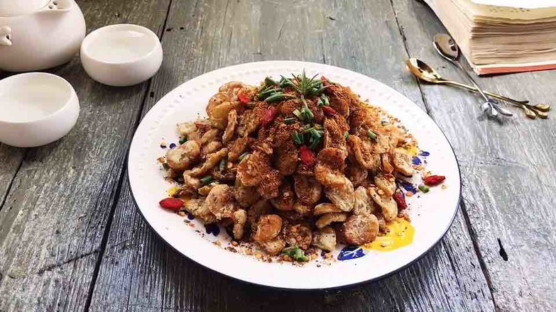 香酥蠶豆的做法-香辣味炸菜譜-易網健康養生網 香酥蠶豆的做法-香辣味炸菜譜