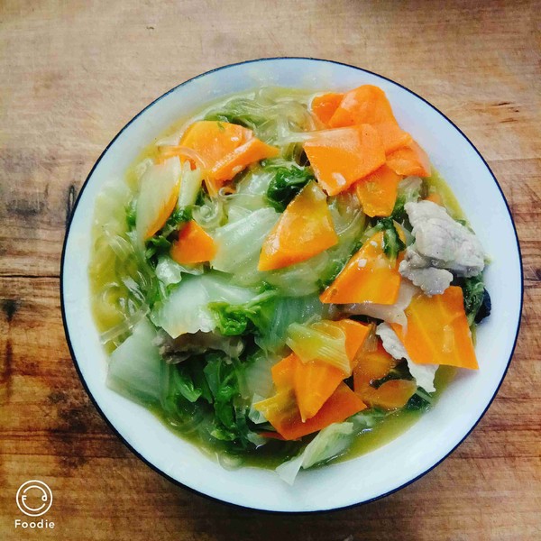 胡蘿卜白菜燉肉的做法-家常味燉菜譜