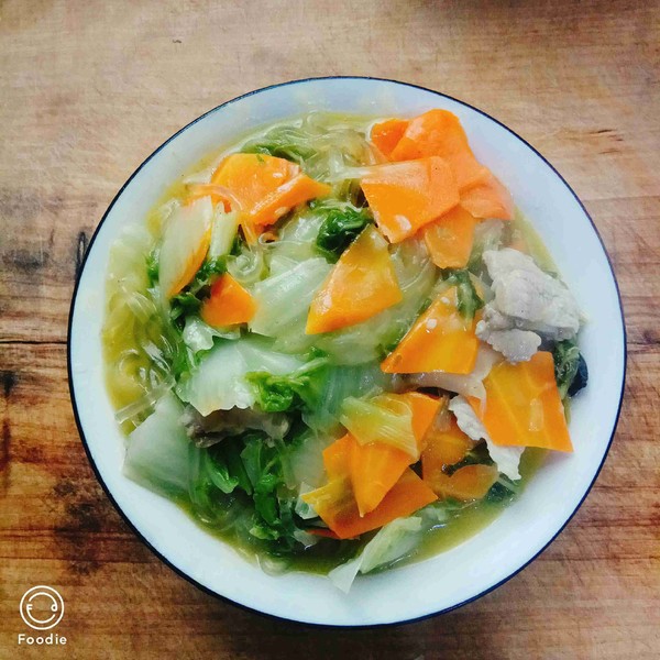 胡蘿卜白菜燉肉的做法-家常味燉菜譜