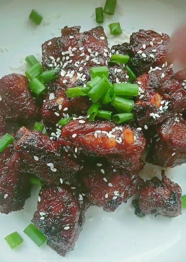 《高升排骨》的做法-酸甜味燒菜譜