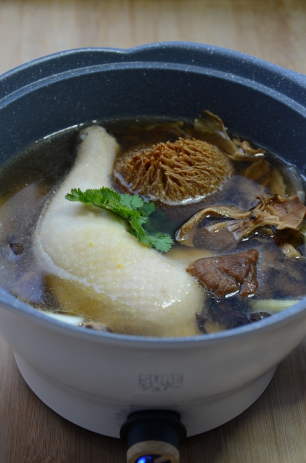 菌菇燉雞湯的做法-家常味燉菜譜