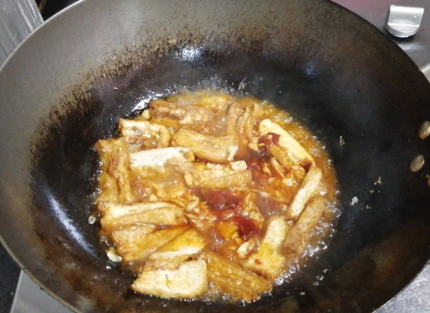 煎炒豆腐的做法-香辣味炒菜譜