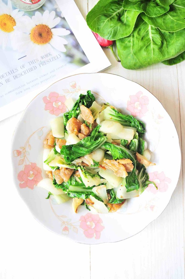 油渣青菜的做法-家常味炒菜譜-易網健康養生網 油渣青菜的做法-家常味炒菜譜