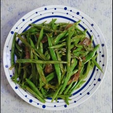 臘腸炒四季豆的做法-咸鮮味炒菜譜