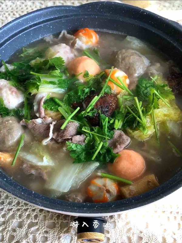 暖冬簡易砂鍋的做法-咸鮮味煮菜譜