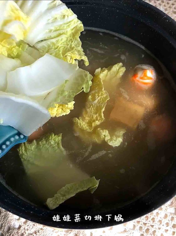 暖冬簡易砂鍋的做法-咸鮮味煮菜譜