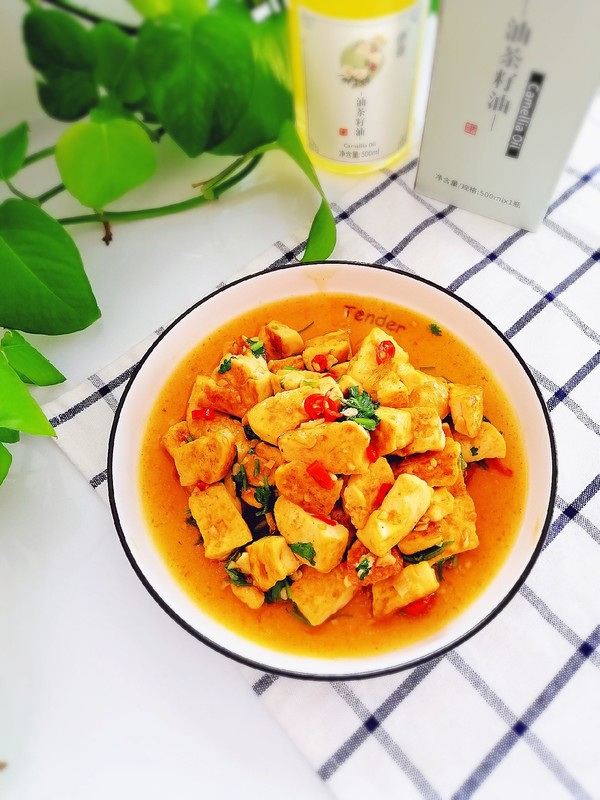 蒜香豆腐的做法-香辣味燒菜譜