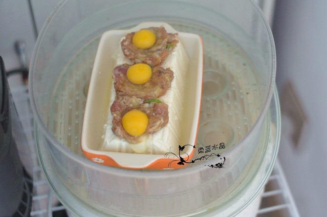 肉蛋蒸豆腐的做法-家常味蒸菜譜