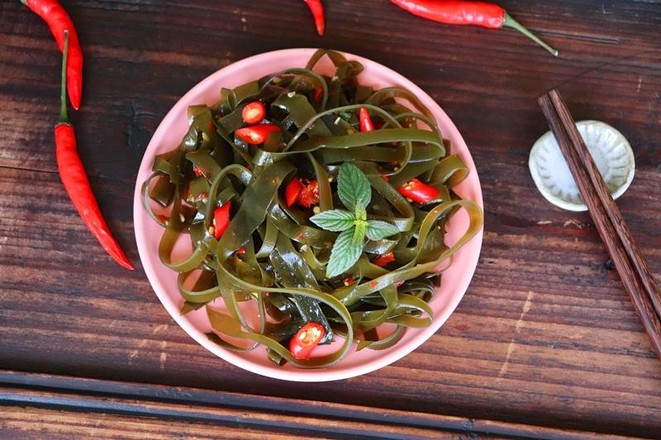 涼拌海帶絲的做法-香辣味拌菜譜