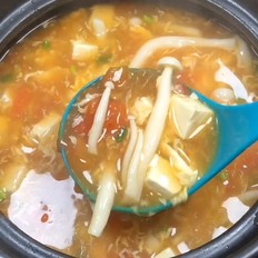 減脂豆腐湯的做法-酸甜味煮菜譜